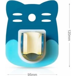 Shower Holder, Wall Mounted Hand Shower Holder, 2 PCS Color Cartoon Self Adhesive Waterproof Shower Wall Holder, Adjustable Handheld Shower Head Wall Holder -Comfort Bathroom Store 75325823 2