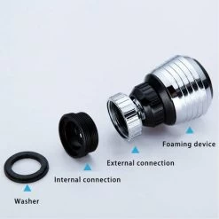 Pack 360° Swivel Faucet Aerators For Kitchen Bathroom Faucet Aerators 10 Pack 360° Swivel Faucet Aerators For Kitchen Bathroom Faucet Aerators -Comfort Bathroom Store 75327225 4