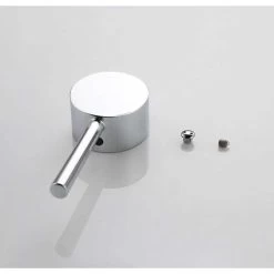 Faucet Handle Kit For Single Handle Faucet With 25mm/35mm/40mm Cartridge - Universal Replacement Metal Handle With Knob And Set Screws, Polished Chrome -Comfort Bathroom Store 75329100 3
