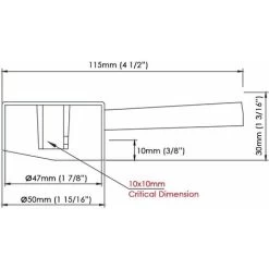 Faucet Handle Kit For Single Handle Faucet With 25mm/35mm/40mm Cartridge - Universal Replacement Metal Handle With Knob And Set Screws, Polished Chrome -Comfort Bathroom Store 75329100 5