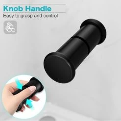 ELEGANT 700mm Black Frame Bifold Shower Door Enclosure Folding Bathroom Glass Wet Room -Comfort Bathroom Store 75365032 3