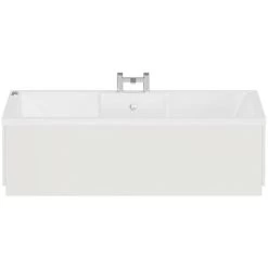 Legend 1700mm X 750mm Right Hand 6 Jet Chrome V-Tec Single Ended Whirlpool Bath -Comfort Bathroom Store 7566123 4