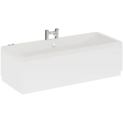 Wholesale Domestic Square 1700mm X 750mm 6 Jet Chrome V-Tec Double Ended Whirlpool Bath -Comfort Bathroom Store 7566126 3