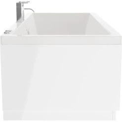 Wholesale Domestic Square 1700mm X 750mm 6 Jet Chrome V-Tec Double Ended Whirlpool Bath -Comfort Bathroom Store 7566126 5