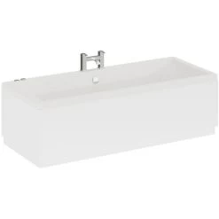 Wholesale Domestic Square 1800mm X 800mm 6 Jet Chrome V-Tec Double Ended Whirlpool Bath -Comfort Bathroom Store 7566127 3