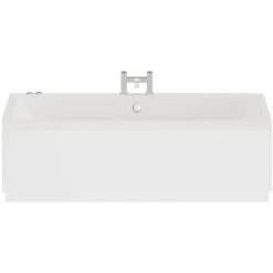 Wholesale Domestic Square 1800mm X 800mm 6 Jet Chrome V-Tec Double Ended Whirlpool Bath -Comfort Bathroom Store 7566127 4