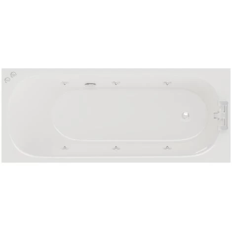 Wholesale Domestic Compact 1700mm X 700mm 6 Jet Chrome V-Tec Single Ended Whirlpool Bath 3 Wholesale Domestic Compact 1700mm X 700mm 6 Jet Chrome V-Tec Single Ended Whirlpool Bath