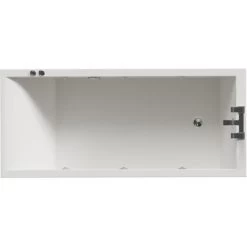 Wholesale Domestic Summit 1700mm X 750mm 6 Jet Chrome V-Tec Single Ended Whirlpool Bath