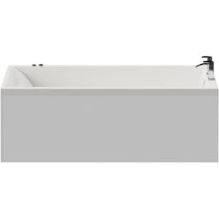 Wholesale Domestic Summit 1800mm X 800mm 12 Jet Chrome V-Tec Single Ended Whirlpool Bath -Comfort Bathroom Store 7566282 3