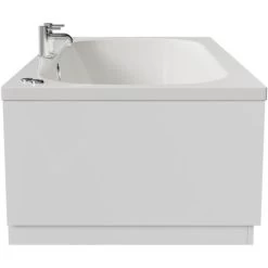Wholesale Domestic Metropole 1800mm X 800mm 12 Jet Chrome V-Tec Double Ended Whirlpool Bath -Comfort Bathroom Store 7566285 5