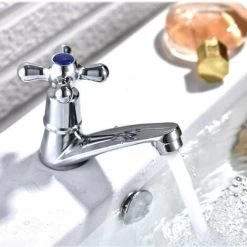 MUFF Single Cold Water Faucet, Single Cold Water Faucet Chrome Basin Faucet For Home Bathroom Toilet Sink Kitchen -Comfort Bathroom Store 76313175 4