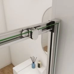 SKY Sliding Shower Door Modern Bathroom 6mm Safety Glass Shower Enclosure Cubicle 1100mm -Comfort Bathroom Store 76373963 4