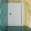 SKY 1000X760mm Slimline Rectangle Shower Enclosure Stone Tray Free Waste -Comfort Bathroom Store 76374010 1