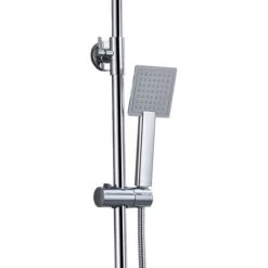 Sky Thermostatic Mixer Shower Set COOL TOUCH Thermostatic Valve Square Silver -Comfort Bathroom Store 76385524 3