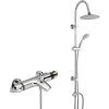 Thermostatic Bath Shower Mixer Tap With Round 3 Way Shower Kit 1 Thermostatic Bath Shower Mixer Tap With Round 3 Way Shower Kit -Comfort Bathroom Store 76756416 1