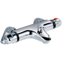 Thermostatic Bath Shower Mixer Tap With Round 3 Way Shower Kit 9 Thermostatic Bath Shower Mixer Tap With Round 3 Way Shower Kit -Comfort Bathroom Store 76756416 3