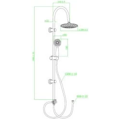 Thermostatic Bath Shower Mixer Tap With Round 3 Way Shower Kit 11 Thermostatic Bath Shower Mixer Tap With Round 3 Way Shower Kit -Comfort Bathroom Store 76756416 5