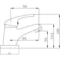 Small Compact Tiny Bathroom Cloakroom Basin Sink Wall Hung Curved With Fixings -Comfort Bathroom Store 76756419 5
