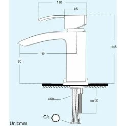 Wall Hung Corner Basin Sink Including Black Waterfall Tap & Bottle Trap 8 Wall Hung Corner Basin Sink Including Black Waterfall Tap & Bottle Trap -Comfort Bathroom Store 76756455 3