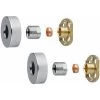 Round Bar Valve Easy Plumb Fixing Kit For Exposed Thermostatic Shower Valve Tap -Comfort Bathroom Store 76756463 1