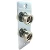 Bidet Thermostatic Shower Fixing Wall Plate Bathroom Toilet Valve Back Chrome