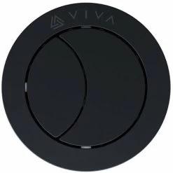Matt Black Dual Flush Toilet Push Button For Cable Operated Cisterns -Comfort Bathroom Store 76756492 3