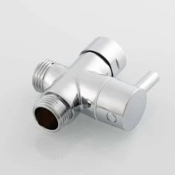 Solid Brass 3 Way Valve G1/2 Hand Shower Shower Components Universal Fitting, Chrome DSF007 11 Solid Brass 3 Way Valve G1/2 Hand Shower Shower Components Universal Fitting, Chrome DSF007 -Comfort Bathroom Store 76957360 5 1