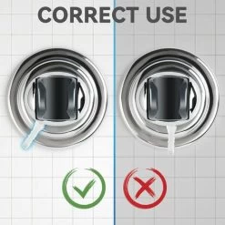 Shower Holder, Replaceable Hand Strong Vacuum Suction Cup Shower Head Holder, Universal Adjustable Suction Cup Shower Holder, Removable Wall Suction Cup Holder, ABS Plastic 10 Shower Holder, Replaceable Hand Strong Vacuum Suction Cup Shower Head Holder, Universal Adjustable Suction Cup Shower Holder, Removable Wall Suction Cup Holder, ABS Plastic -Comfort Bathroom Store 76957389 4