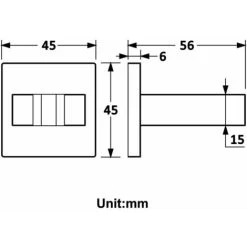 Hand Shower Holder Black Shower Head Holder Brass Shower Head Holder Wall Mount Rectangular Hand Shower Holder Hand Shower Holder -Comfort Bathroom Store 77090877 3
