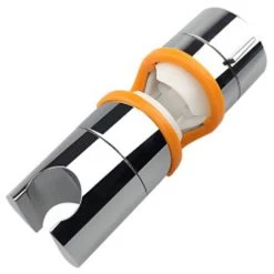 Universal 18-25mm OD Adjustable Slide Bar Shower Head Holder Bracket Rail Head Holder For Sliding Bar Bathroom Replacement Clamp 360 Degree Rotation Sprayer Holder -Comfort Bathroom Store 77561582 2