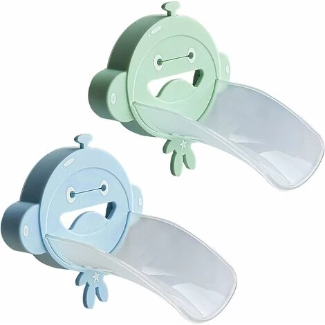 Besylo Faucet Extender, Faucet Extender, Sink Handle Extender, 2pcs Kids Faucet Extender, For Baby Kids Washing Hands Bathroom Accessories (Blue+Green) 3 Besylo Faucet Extender, Faucet Extender, Sink Handle Extender, 2pcs Kids Faucet Extender, For Baby Kids Washing Hands Bathroom Accessories (Blue+Green)