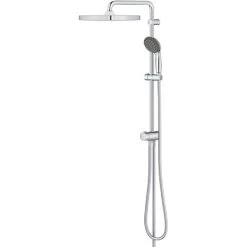 Grohe Vitalio Start System 250 Cube Flex Shower Column With Manual Diverter, Chrome (26698000) -Comfort Bathroom Store 77866397 3