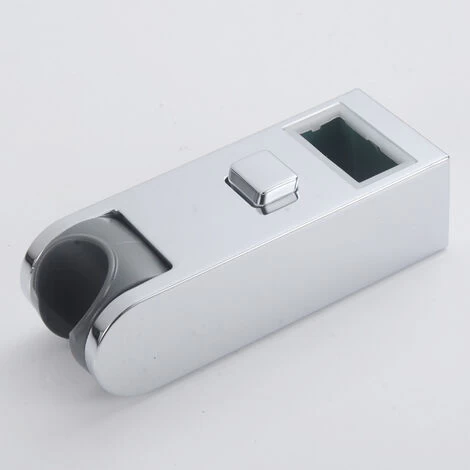 Chrome Plated Plastic Height Adjustable Square Shower Slider Replacement Head Support Rail Stand Bathroom Accessories 6 Chrome Plated Plastic Height Adjustable Square Shower Slider Replacement Head Support Rail Stand Bathroom Accessories - Image 4