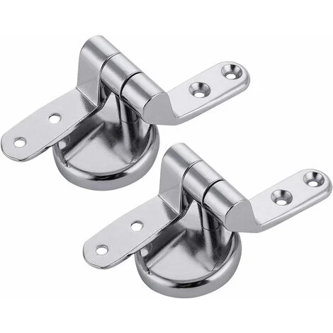 Toilet Seat Hinges Stainless Steel Toilet Seat Fixing Set For Most Wooden Toilet Seats Resin MDF Toilet Lid With Fittings 5 Toilet Seat Hinges Stainless Steel Toilet Seat Fixing Set For Most Wooden Toilet Seats Resin MDF Toilet Lid With Fittings - Image 3