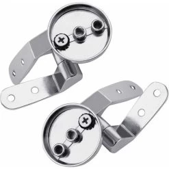 Toilet Seat Hinges Stainless Steel Toilet Seat Fixing Set For Most Wooden Toilet Seats Resin MDF Toilet Lid With Fittings 10 Toilet Seat Hinges Stainless Steel Toilet Seat Fixing Set For Most Wooden Toilet Seats Resin MDF Toilet Lid With Fittings -Comfort Bathroom Store 79177870 4
