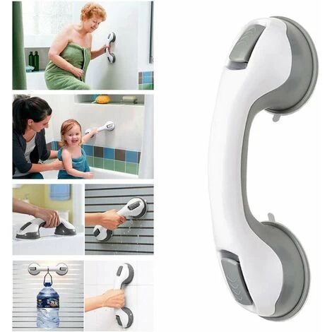 2 PCS Safety Tub Handle/Handle/Shower Suction Cup For Bathroom + WC (Gray) 5 2 PCS Safety Tub Handle/Handle/Shower Suction Cup For Bathroom + WC (Gray) - Image 3