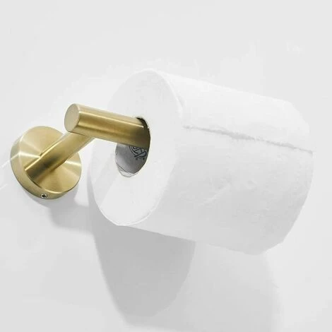 Home Toilet Paper Holder 304 Stainless Steel Wall Mounted Toilet Roll Holder For Bathroom Toilet Accessory Brushed Gold Rlife 5 Home Toilet Paper Holder 304 Stainless Steel Wall Mounted Toilet Roll Holder For Bathroom Toilet Accessory Brushed Gold Rlife - Image 3