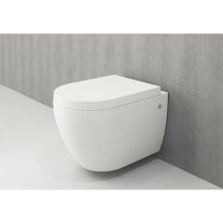 LIVEA Bello Wall-hung Rimless Toilet Bowl + Soft Close Seat, White (BelloRimless) -Comfort Bathroom Store 81228864 3