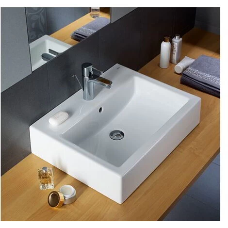 KOLO By Geberit Twins Rectangular Washbasin 60x46cm With Overflow (L51160000) 4 KOLO By Geberit Twins Rectangular Washbasin 60x46cm With Overflow (L51160000) - Image 2