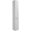 Elda 350mm Floor Standing 2 Door Tall Unit - Grey Gloss -Comfort Bathroom Store 82193403 1