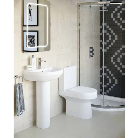 Siena - Bolero Back To Wall Comfort Height WC & Soft Close Seat 5 Siena - Bolero Back To Wall Comfort Height WC & Soft Close Seat - Image 3