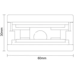 Wholesale Domestic Chrome Walk In Shower Screen Support Foot/Wall Bracket -Comfort Bathroom Store 82739728 5
