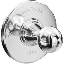 Windsor. Windsor 1930 Traditional Polished Chrome Wall Mounted Robe Hook -Comfort Bathroom Store 82739782 3
