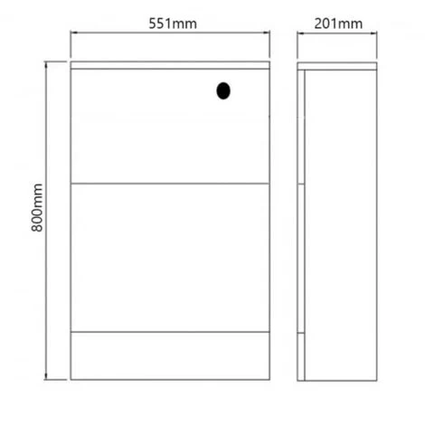 Signature Randers Back To Wall WC Toilet Unit 550mm Wide - Matt Grey 4 Signature Randers Back To Wall WC Toilet Unit 550mm Wide - Matt Grey - Image 2