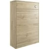 Signature Lund Back To Wall WC Toilet Unit 600mm Wide - Havana Oak -Comfort Bathroom Store 83040550 1