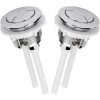 38 Mm Double Button, For Flush Toilet, Chrome Plated High Pressure Pumping Accessories, For Closed Toilet Tool, Supplied By Mall