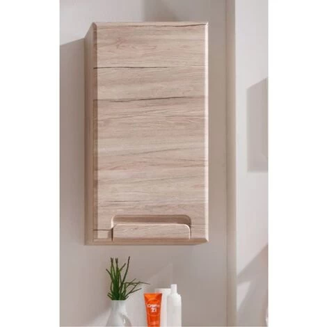 Storage Wall Cabinet Malea San Remo Oak Trendteam 5 Storage Wall Cabinet Malea San Remo Oak Trendteam - Image 3