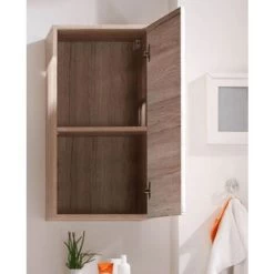 Storage Wall Cabinet Malea San Remo Oak Trendteam 9 Storage Wall Cabinet Malea San Remo Oak Trendteam -Comfort Bathroom Store 84871092 4