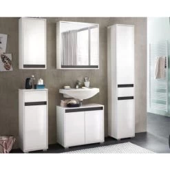 Color Sink Vanity Unit Sol White Trendteam -Comfort Bathroom Store 84871122 5