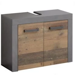 Sink Vanity Unit Indy Old Wood And Matera Brown Trendteam